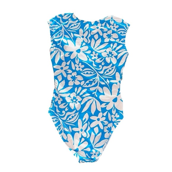 Bleu by Rod Beattie Women's Cap-Sleeve One-Piece Swimsuit Size 10 - Picture 5 of 7